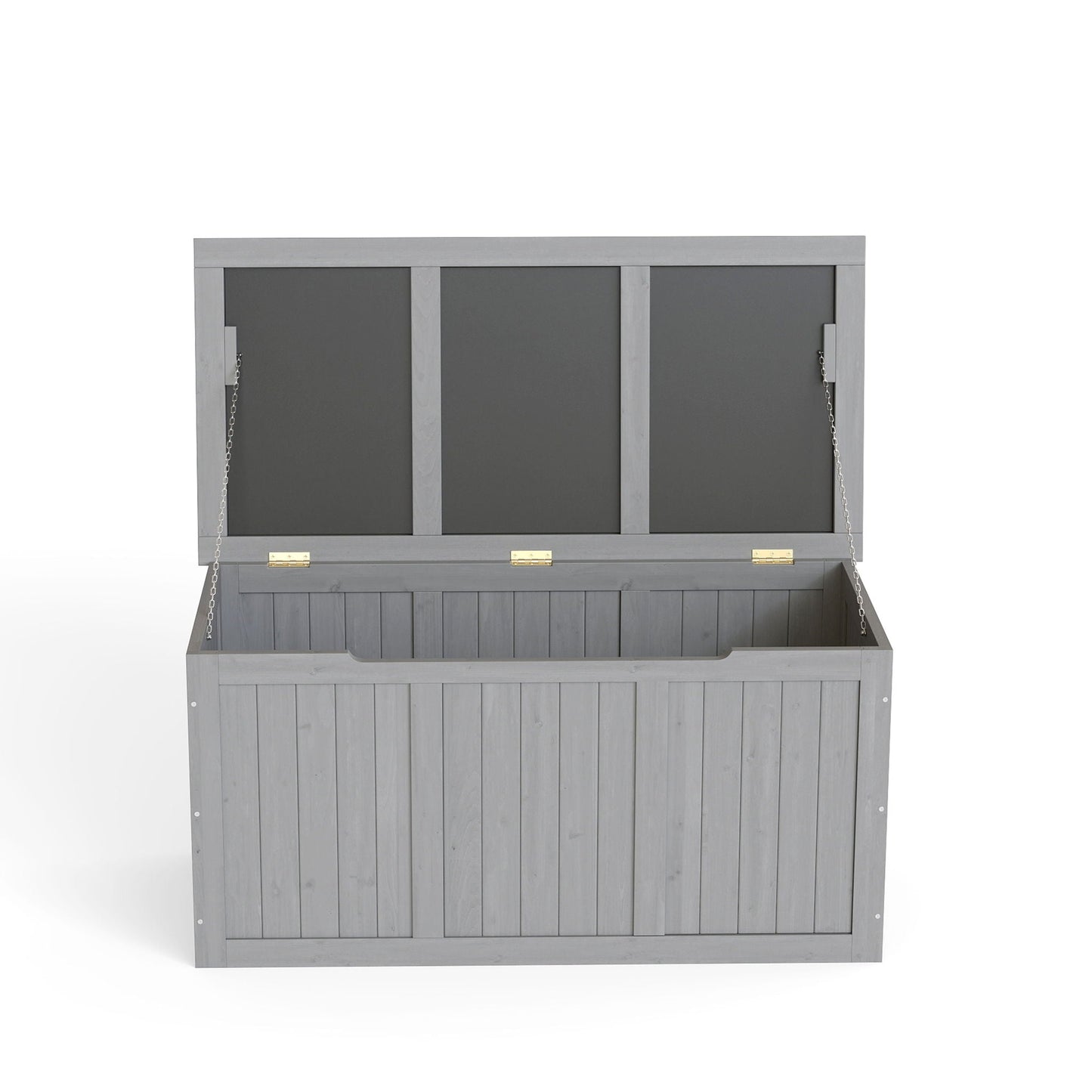 Outdoor Deck Box, Storage With Seat & Table Top