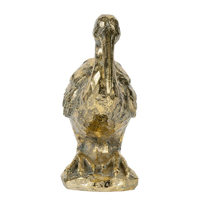 7.1x10.4x3" Kneeling Crane Figurine