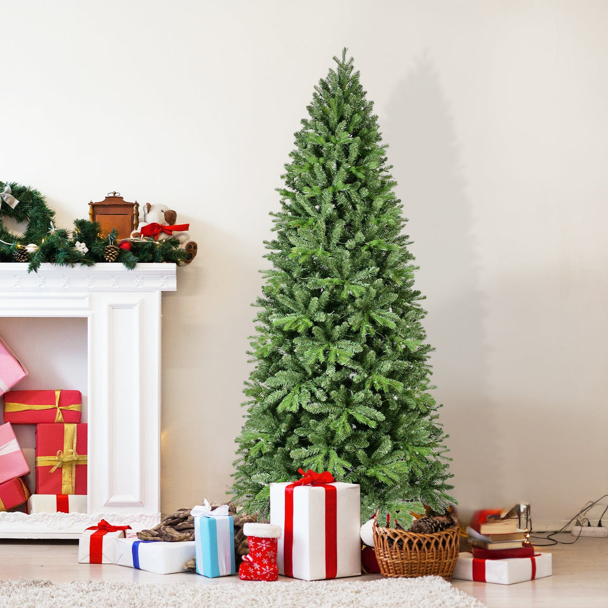 7.5FT Christmas Tree with 1599 PE+PVC Tips