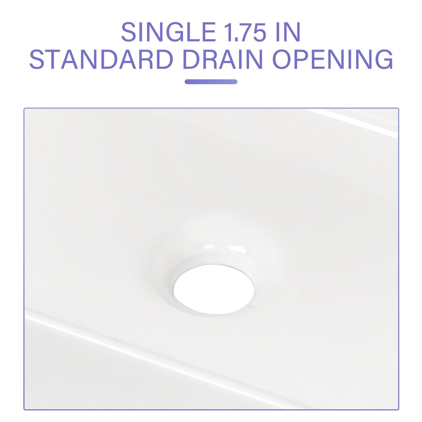 Modern European Design Ceramic Rectangular Vessel Bathroom Sink