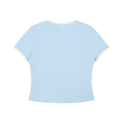 Loki & Ivy Women’s Color Block Crop T-Shirt