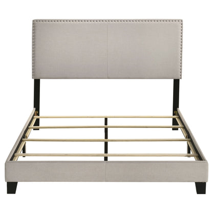 Boyd Upholstered Queen Panel Bed Ivory