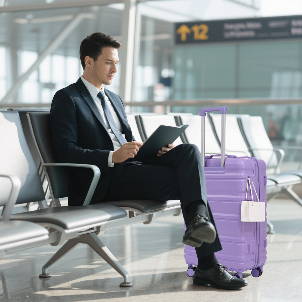 HIFINE TOURIST 20"/24"/28" 3 Pcs ABS Spinner Wheel Luggage Set