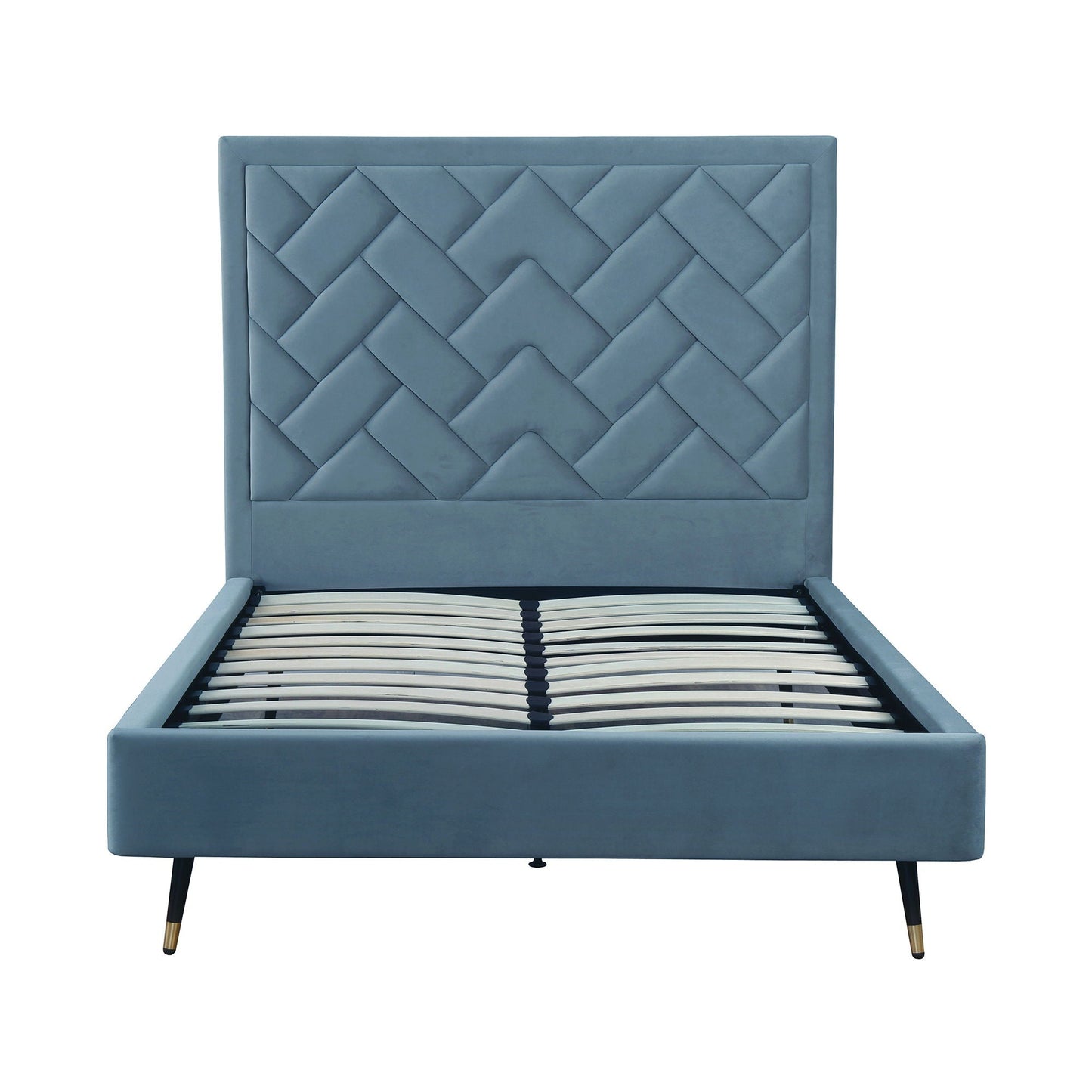 Crosby - Bed With Upholstered Headboard And Slats