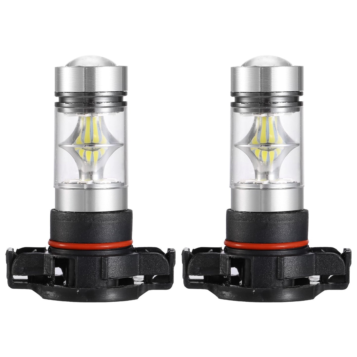 2PCS 1100LM 100W 5202 H16 LED Fog DRL Light Bulb IP68 Waterproof 20 2835 LEDs 360¡ Beam Angle 6000K White