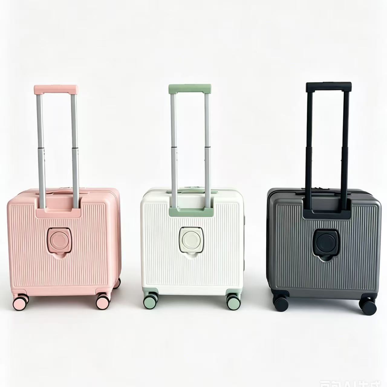 Side Opening Small Luggage Compartment, 20 Inch Compact Wheeled Travel Bag, Suitable For Carrying Around, Lightweight And Practical