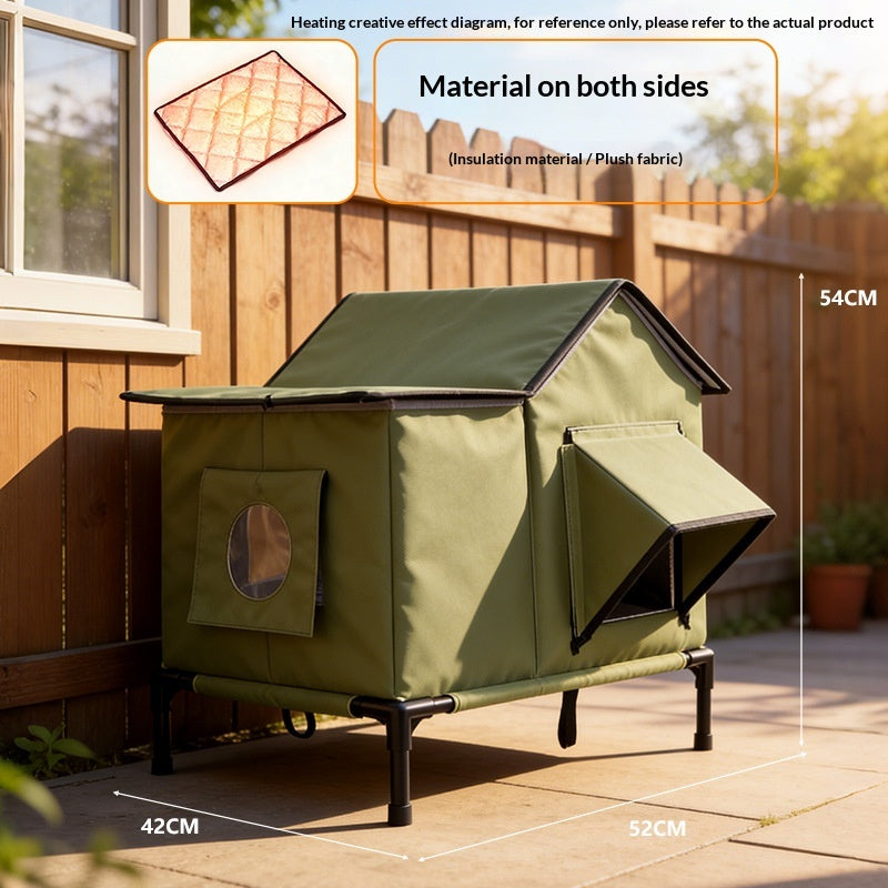 Cat Bed For Winter Warmth, Suitable For Outdoor Use In All Seasons, Heat-Retaining Small Dog Bed, Pet Supplies, Amazon Bestseller