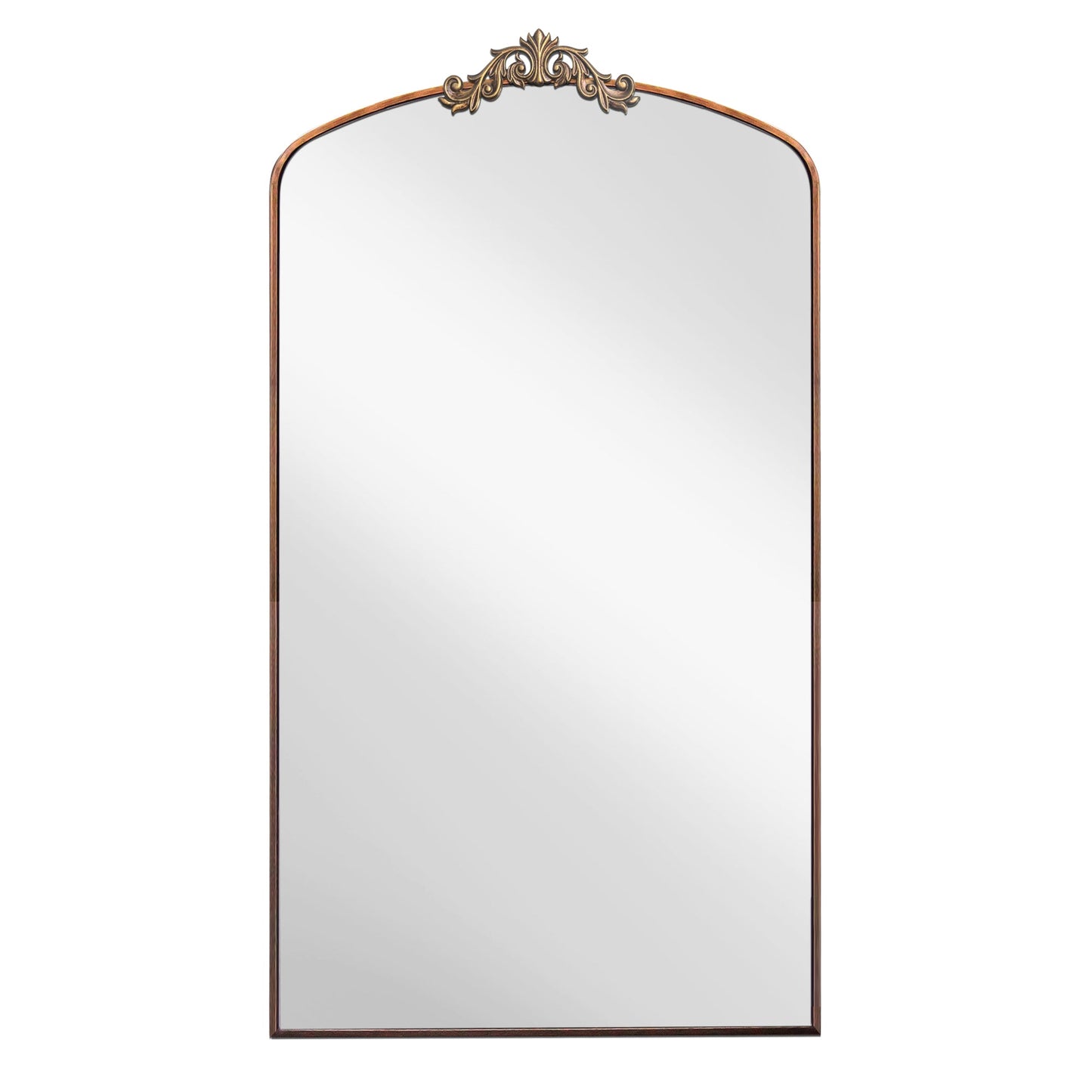 Vintage Ornate Arched Full Length Mirror