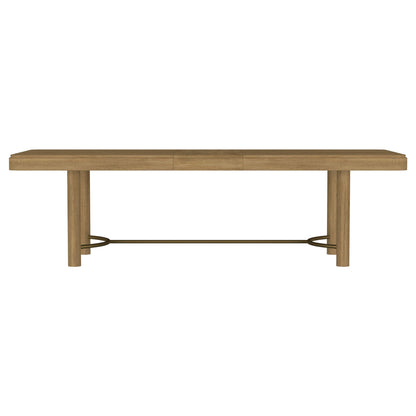 Arini 5-piece Extension Leaf Dining Table Set Sand Wash and Black