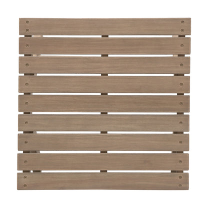 Sedona Outdoor Side Table With Open Slat Design