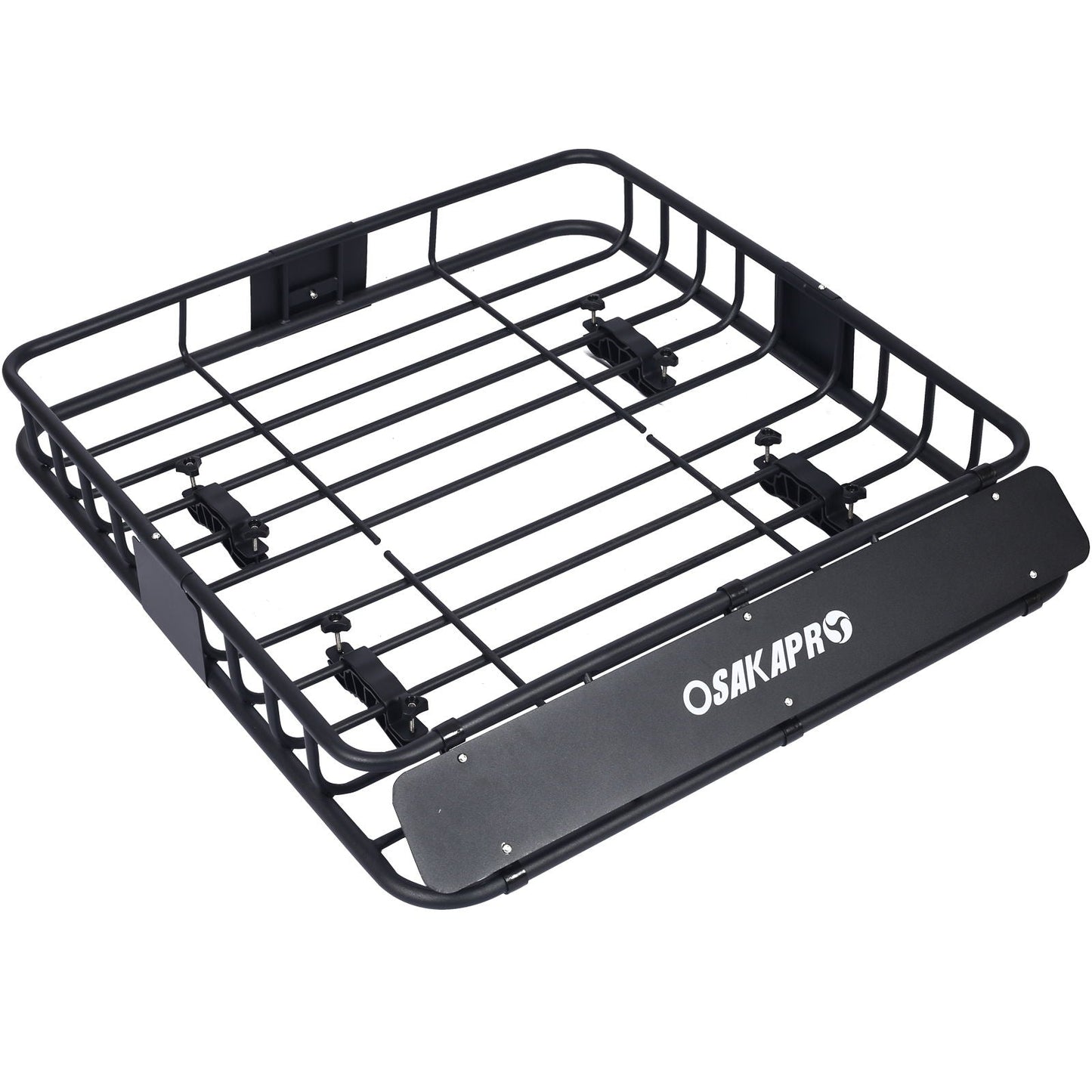 Motoring Rooftop Cargo Carrier Basket Steel Universal Fit Roof Rack