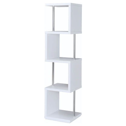 4 Tier Bookcase With Accents