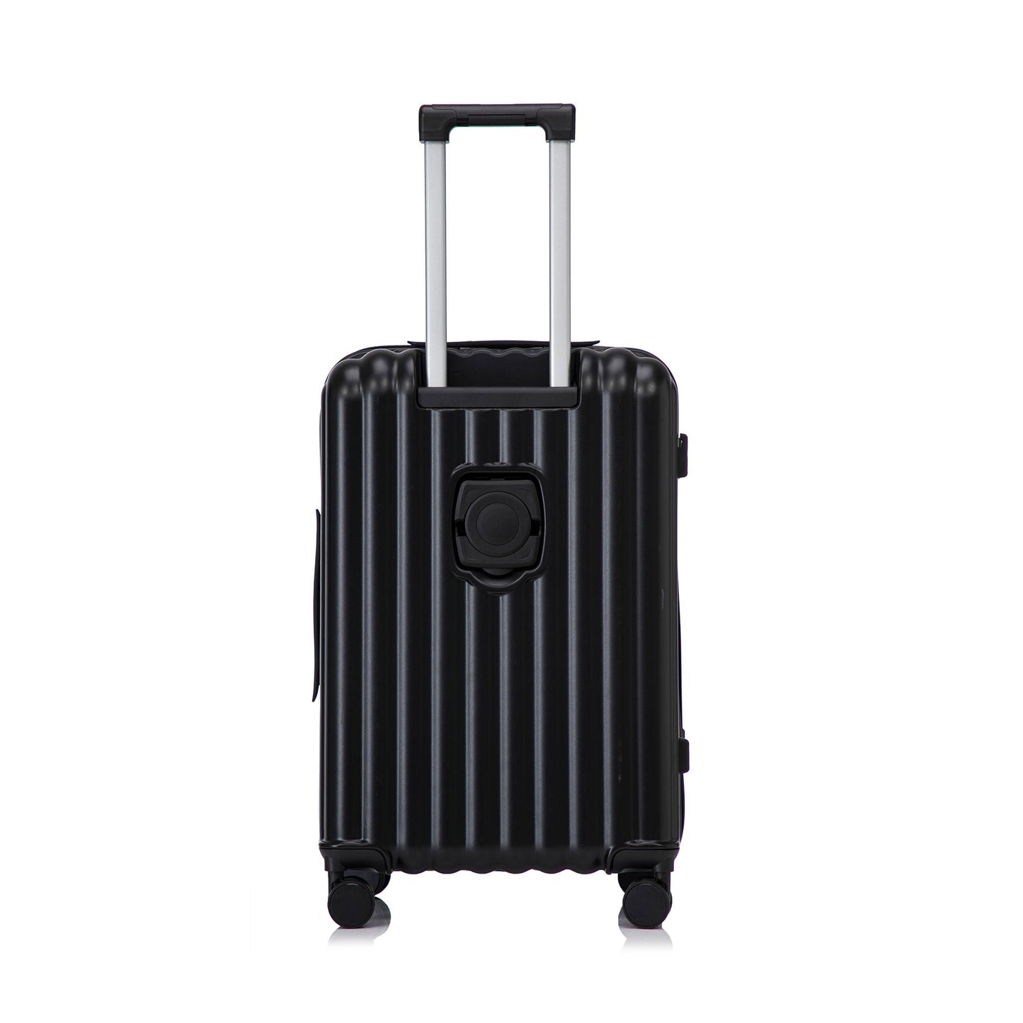 20" / 24" / 28" 3 Pieces / Set Spinner Wheel Luggage, Carry On Suitcase, With Cup Holder & USB Port & Phone Holder