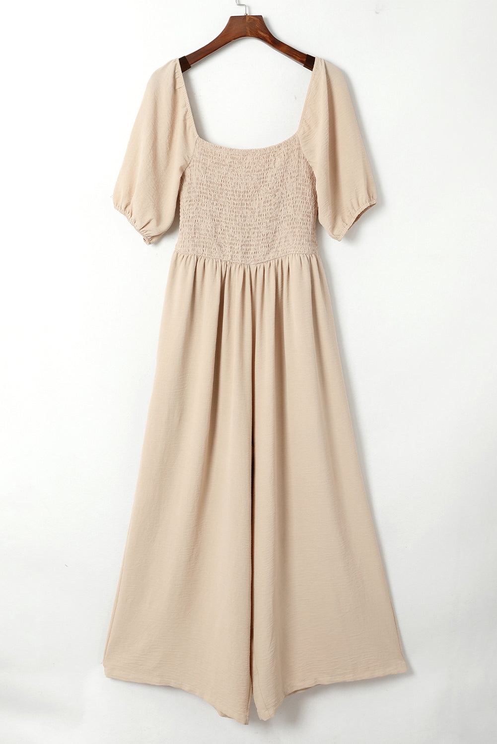 Indie Smocked Wide Leg Jumpsuit