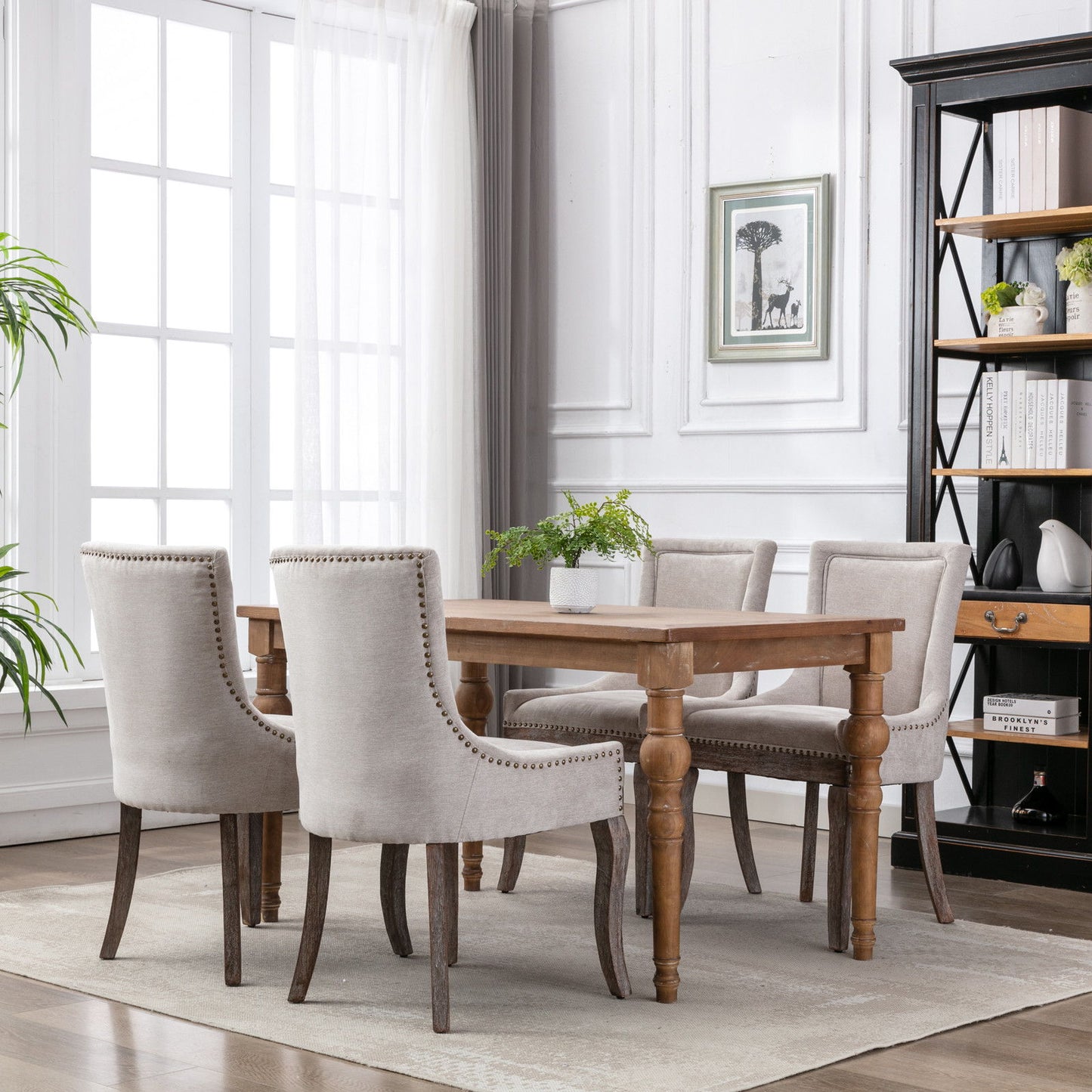 Ultra - Side Dining Chair, Nail Head (Set of 2)