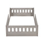 Platform Bed With Guardrail