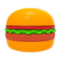 Hamburger Style 5-in-1 Dog Bowl Anti-choke Non-slip Pet Slow Feeding Bowl