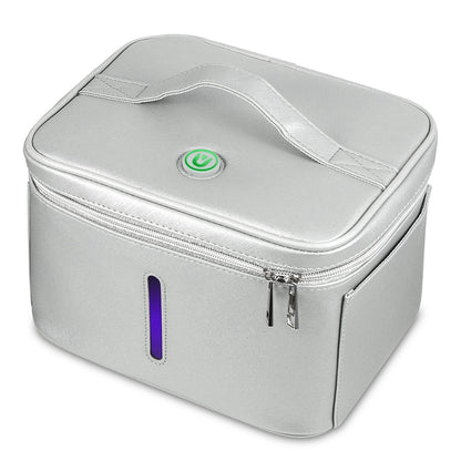 iMounTEK UV Disinfection Bag, Portable LED UV Sanitizer Box USB-Powered Travel UV Cleaner Bag for Baby Bottles Toys Underwear Toothbrush Beauty Tools