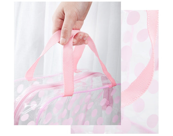 Hand-held Cosmetics Storage Bag, Large-capacity Toiletry And Makeup Bag, Portable Makeup Bag, Hand-held Toiletry Bag For Business Trips