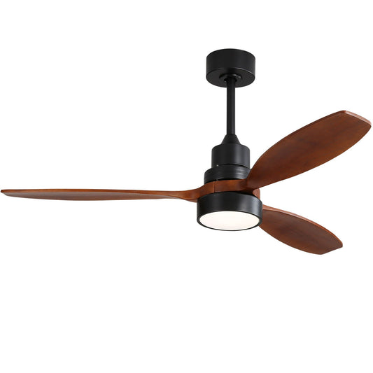 Ceiling Fan With Reversible DC Motor, LED Light & Remote Control