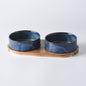 Pet Double Bowl Anti-tumble Drinking Water Rice Basin