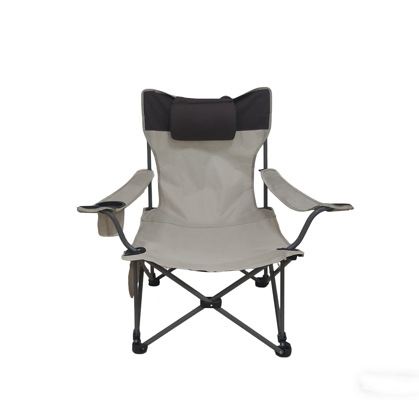 Outdoor Folding Camping Chair with Adjustable Recline