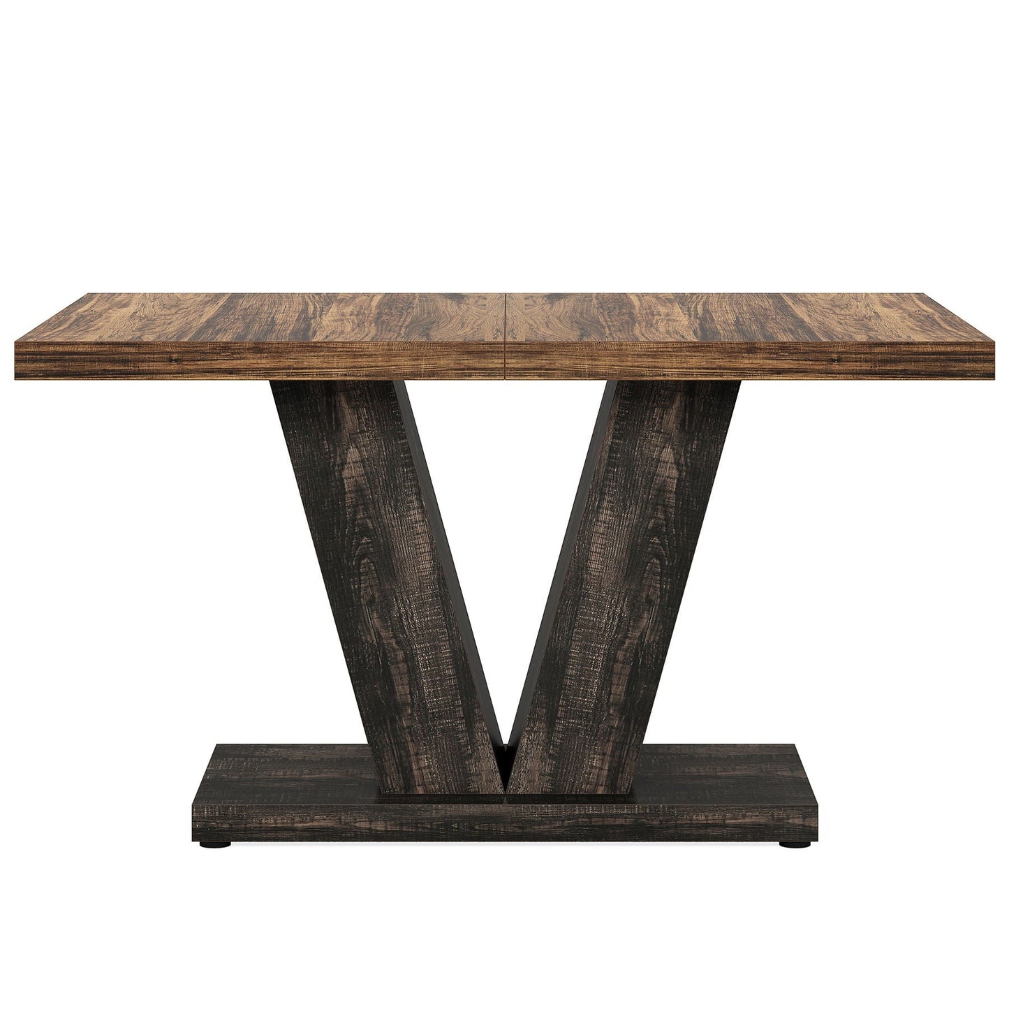 Dining Table With Pedestal Base For 4 - 6 People
