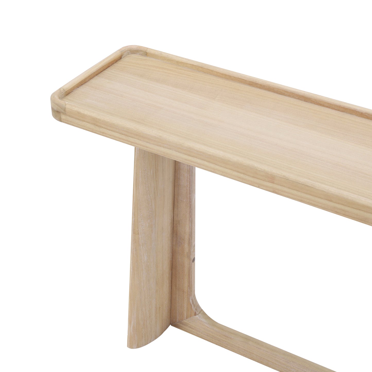 Farmhouse Console Table with Tray Top Design