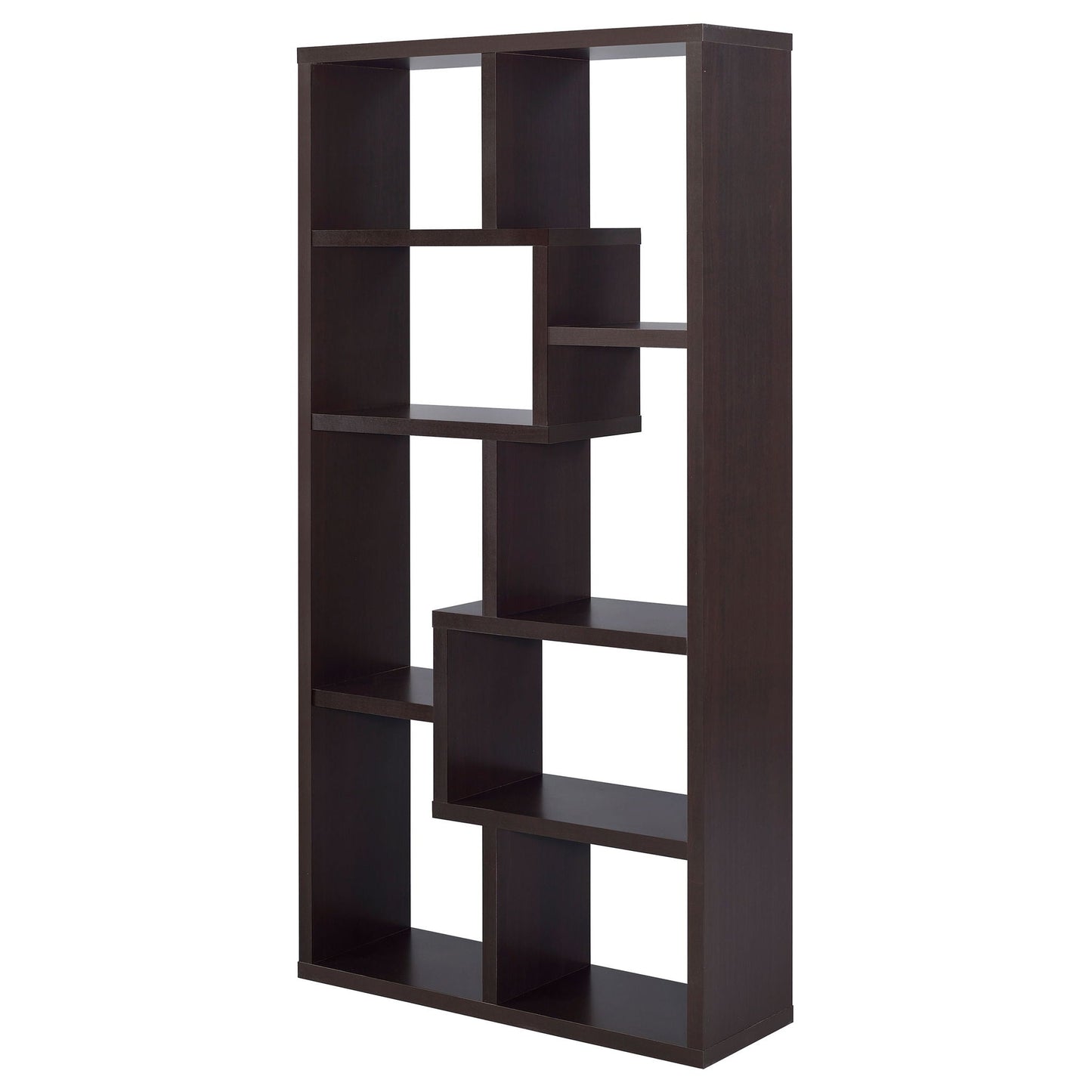 8 Shelf Geometric Bookcase
