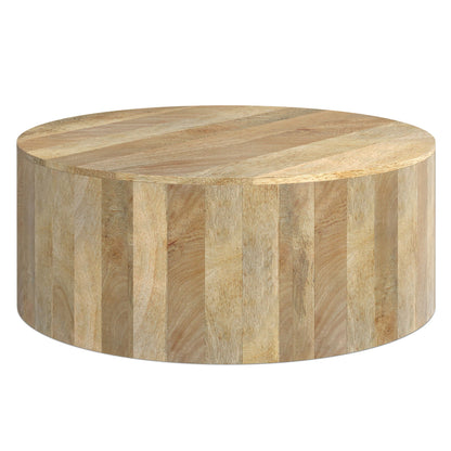 Millbury - Drum Coffee Table - Natural