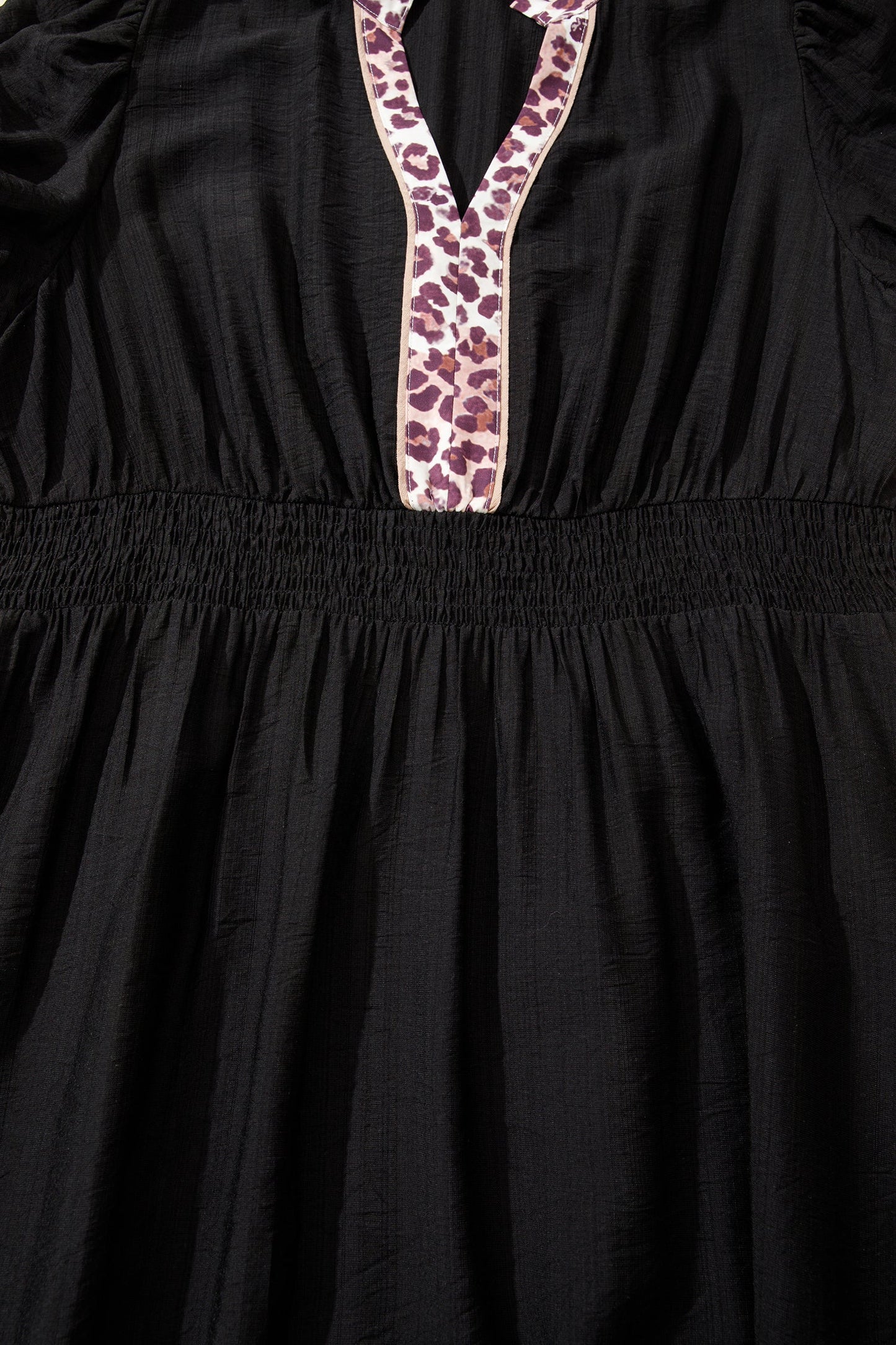 Ana Smocked Waist Ruffled PLUS Dress