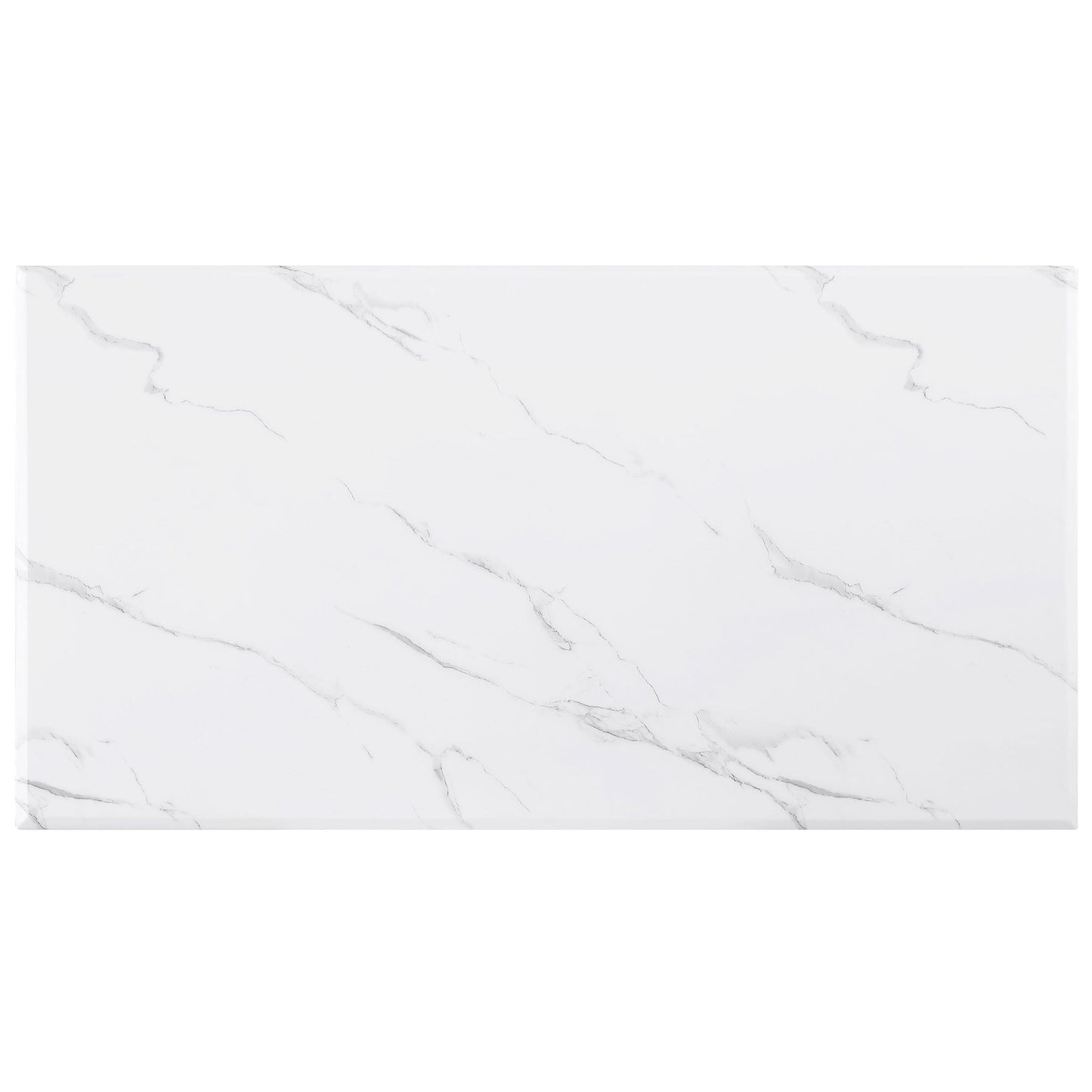Maciel - Coffee Table With Accents - White Marble