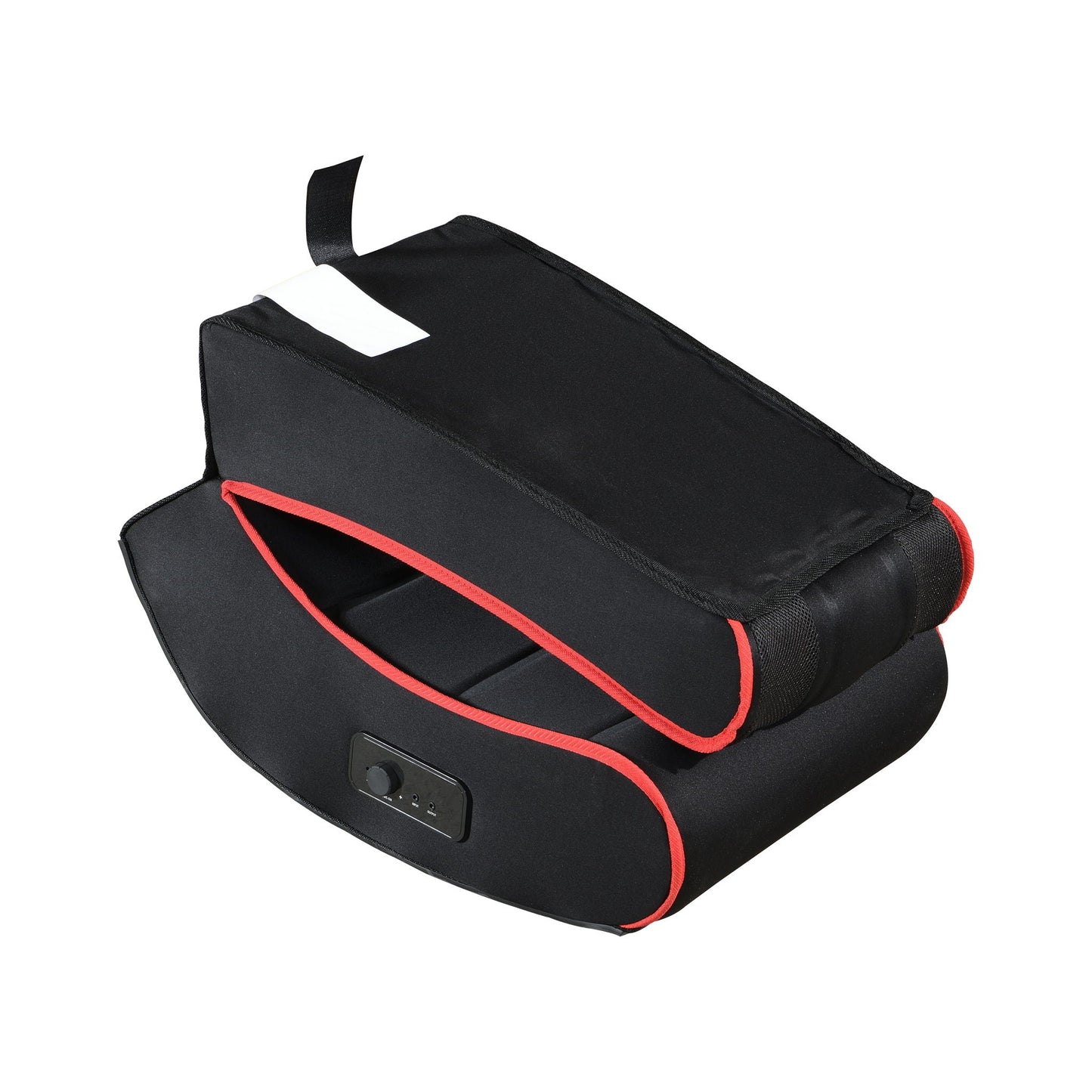 Foldable Gaming Chair With Onboard Speakers, Bluetooth Connection - Black / Red