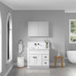 36'' W x 26'' H Surface Frameless Mirror Medicine Cabinet