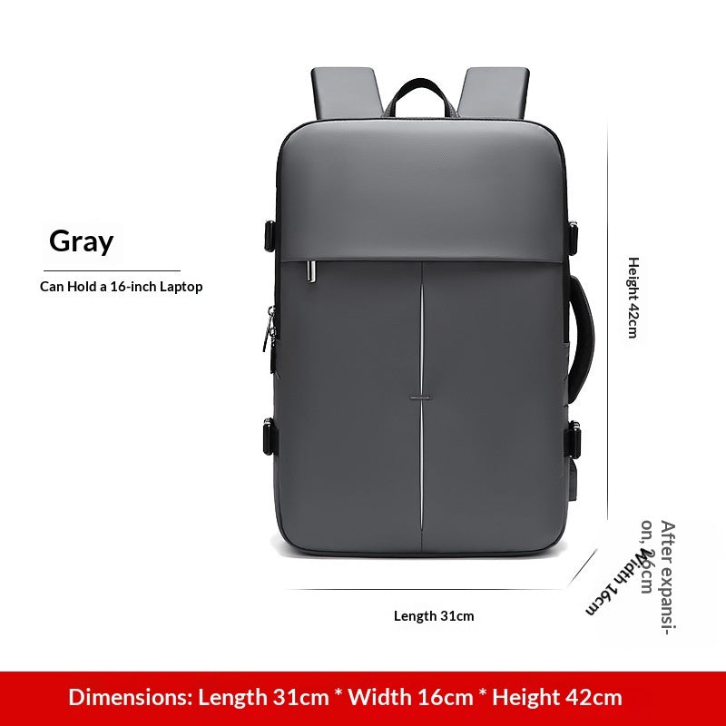 Large-Capacity Travel Duffel Expandable Multifunctional Laptop Backpack For Casual Use