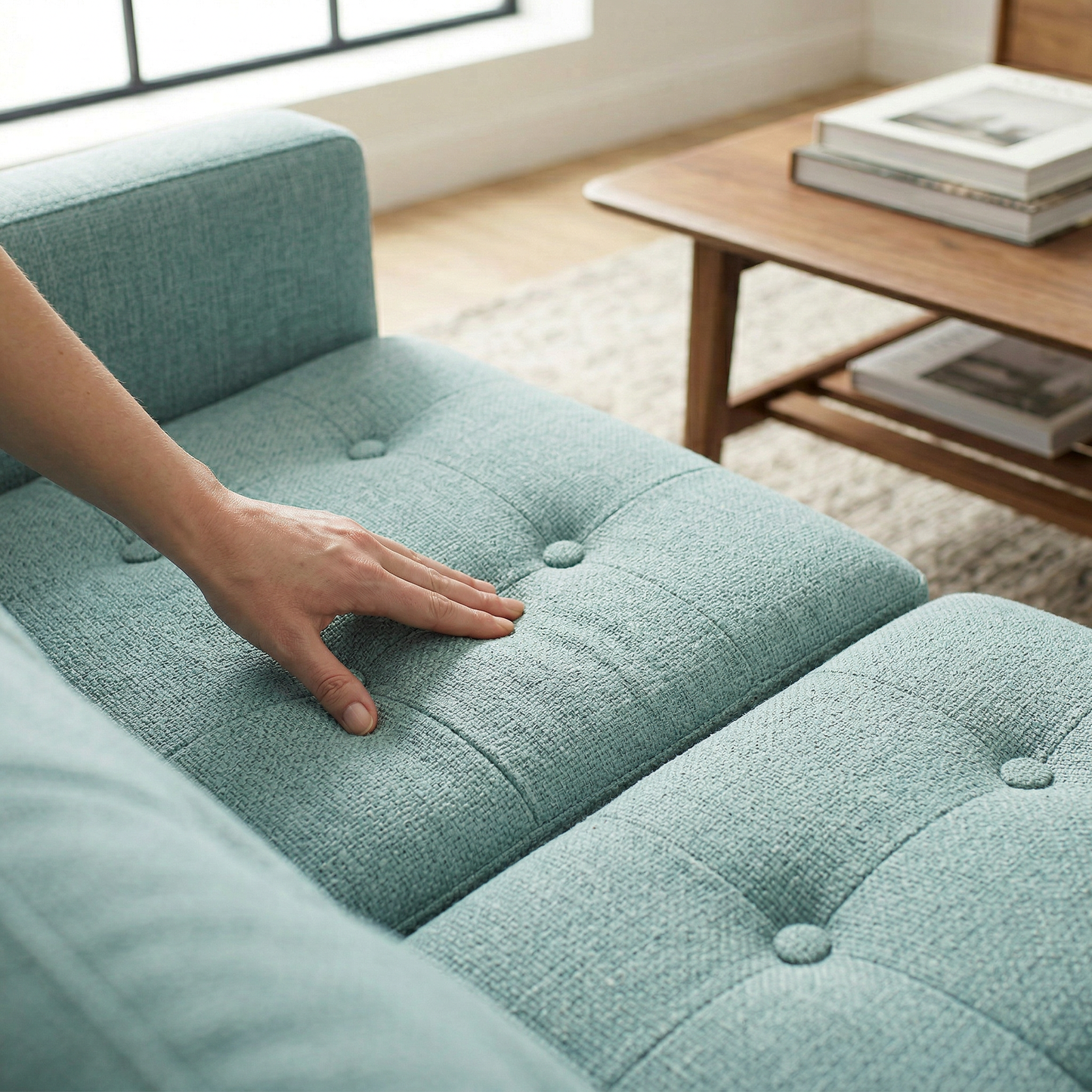 Talmadge Sofa – Made in USA, Customizable Fabrics, Quick Shipping