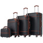 Hardshell Luggage Sets 4 Pieces 20" / 24" / 28" Luggages And Cosmetic Case Spinner Suitcase With Tsa Lock Lightweight