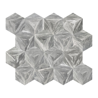Hexagon Natural Marble Polished Tile For Wall And Floor (Set of 12)