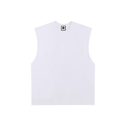 Loki & Ivy Raw Edge Cotton Tank Top