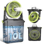 Portable Misting Fan with 10L Bucket & 20000mAh Battery