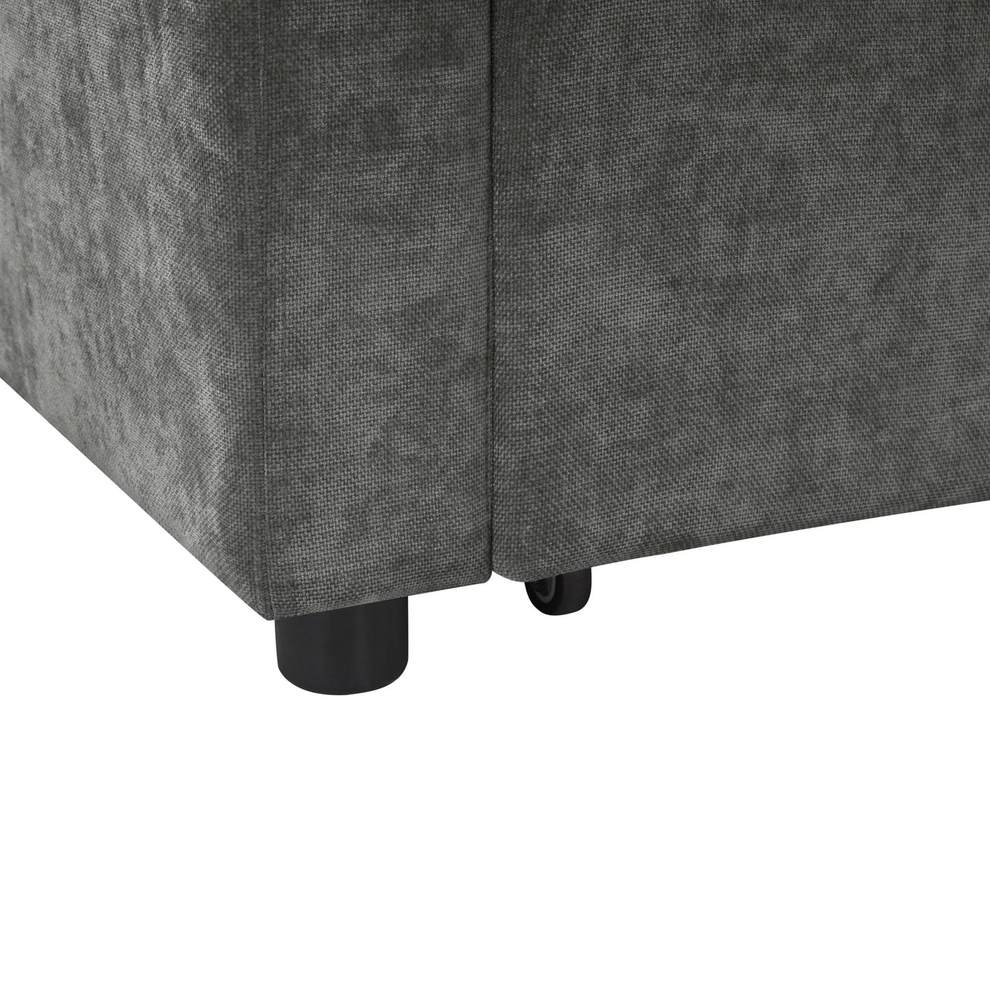 Modern L Shaped Sectional Sofa Bed With Hidden Storage Upholstery