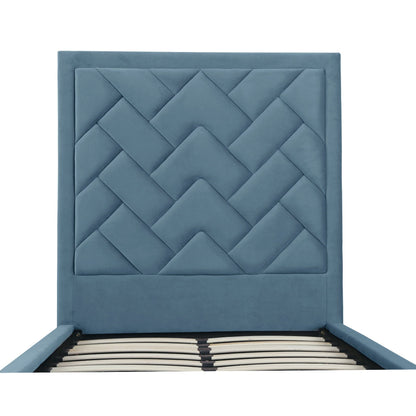 Crosby - Bed With Upholstered Headboard And Slats