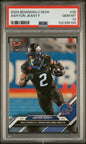 Graded 2024 Topps Bowman U Now Ashton Jeanty #38 Rookie RC Football Card PSA 10 Gem Mint