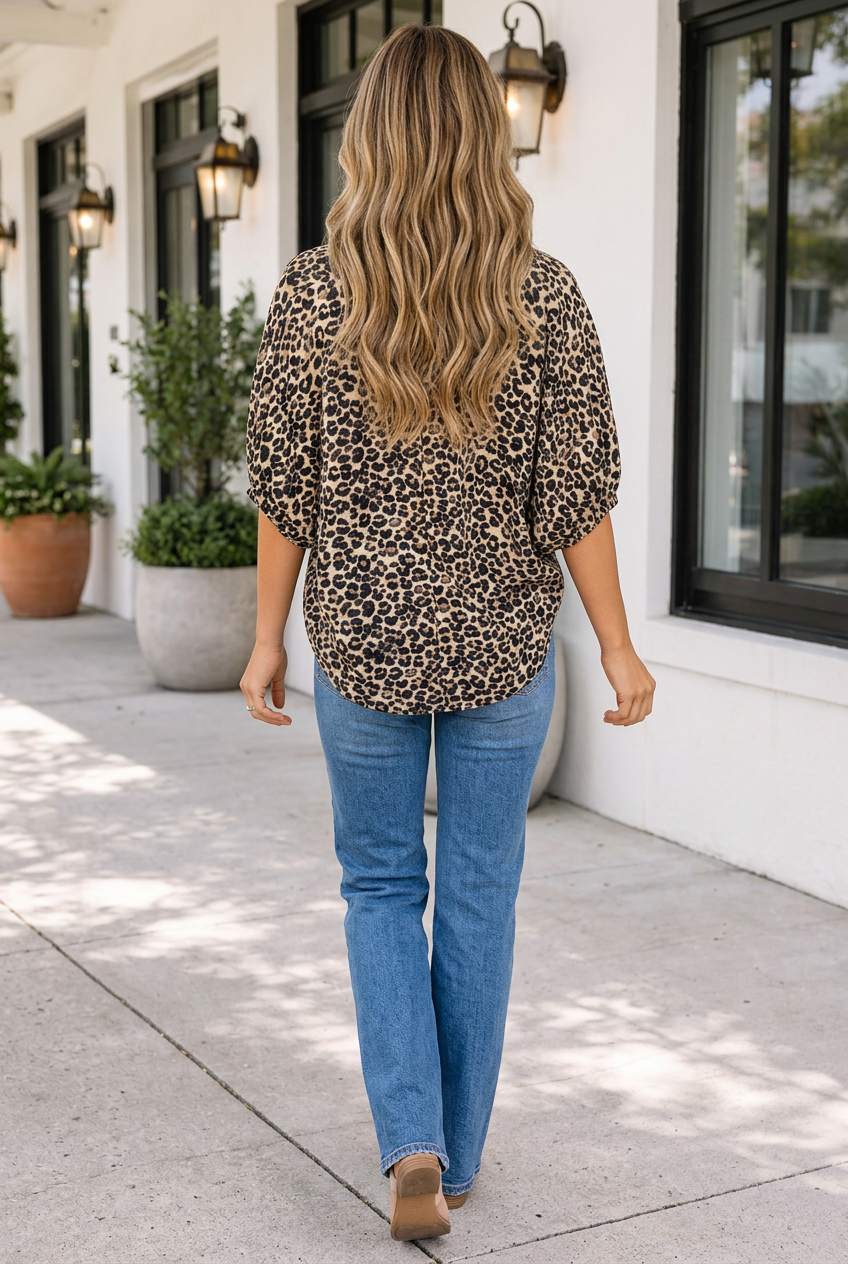 Sariah Sleeve Western Dolman Blouse
