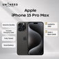 Apple / iPhone 15 Pro Max / A2849 / Genuine Original Apple Device, Authentic Hardware, Free Charging Cable Included Good Condition Refurbished Used Iphone