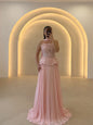 Mila Customized Pleated Strapless Beaded A-Line Prom Dress With Shawl Corset Formal Evening Floor-Length Vestidos De Fiesta 2026