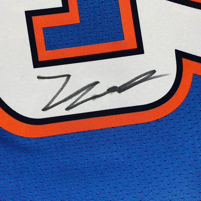 Framed Autographed/Signed Josh Giddey 35x39 Oklahoma City Thunder Blue Authentic Basketball Jersey PSA/DNA COA