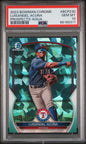 Graded 2023 Topps Bowman Chrome Luisangel Acuna #BCP230 Prospects Aqua #/99 Rookie RC Baseball Card PSA 10 Gem Mint