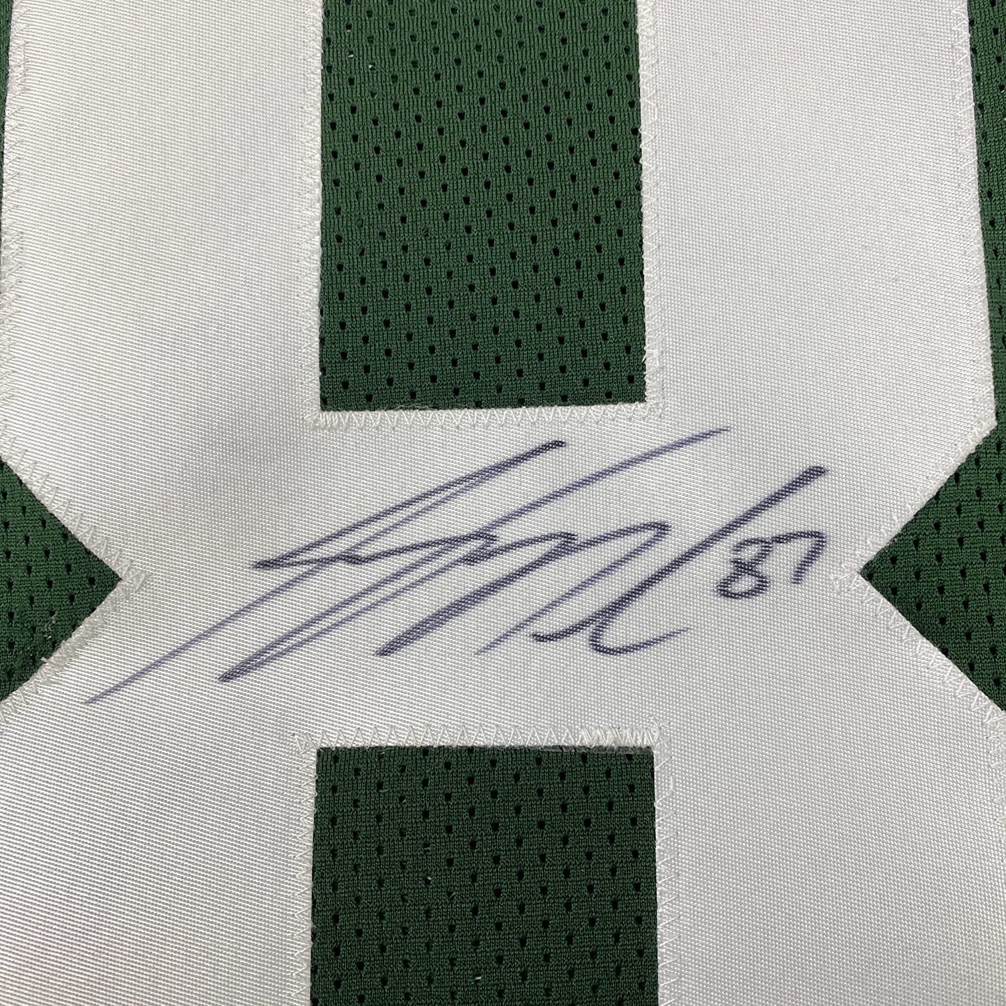 Framed Autographed/Signed Jordy Nelson 35x39 Green Bay Green Football Jersey Tristar COA