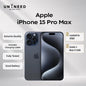 Apple / iPhone 15 Pro Max / A2849 / Genuine Original Apple Device, Authentic Hardware, Free Charging Cable Included Good Condition Refurbished Used Iphone